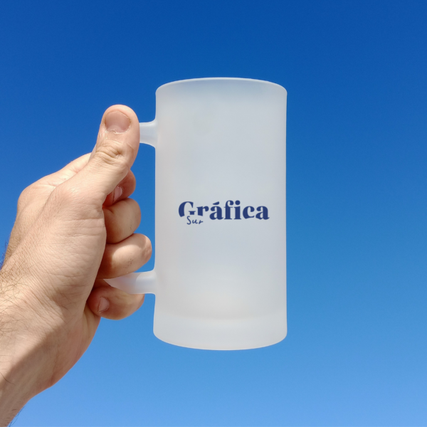 Chopp de Vidrio Esmerilado