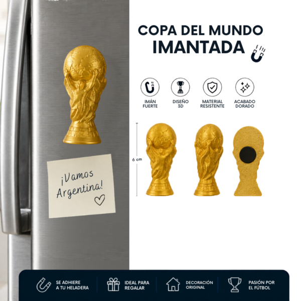 Imán Copa del Mundo 2026 Pack 5u
